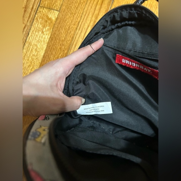 Vintage Union Bay Backpack Womens Purse Owls  Y2K Boho School - Picture 9 of 9